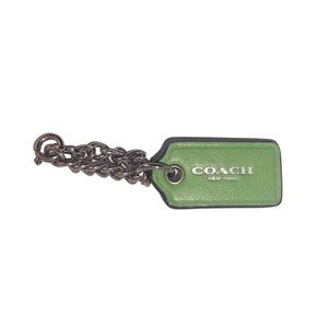 Coach Leather Hang Tag